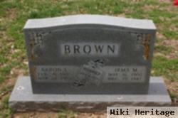 Irma M Brown