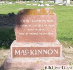 John Mackinnon