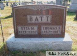 Thomas S Batt