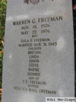 Warren G. Freeman