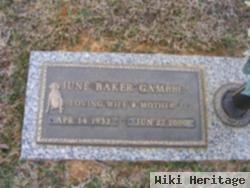 June Baker Gamble