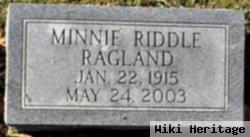 Minnie Christine Riddle Ragland