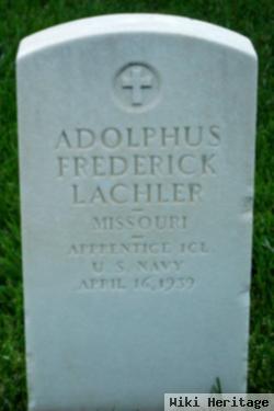 Adolphus Frederick Lachler