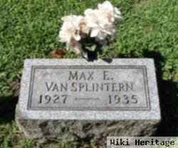 Max E Vansplintern