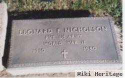 Leonard F. Nicholson