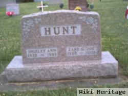 Zane Gordon "joe" Hunt