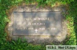 Paul M. Wolfe