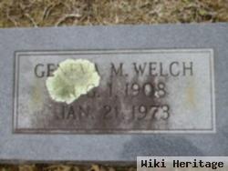 Geneva M Welch