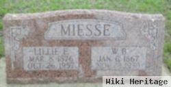 Lillian E. "lillie" Mcallister Miesse