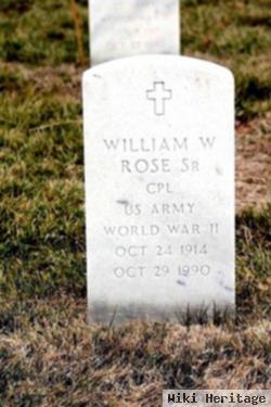 William W Rose, Sr