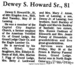 Dewey S Howard, Sr