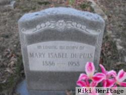 Mary Isabel Atkinson Dupuis