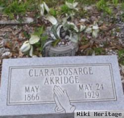 Clara Virginia Bosarge Akridge
