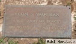 Sgt Leon S. Vaughan