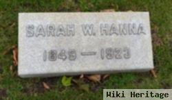 Sarah W. Hanna