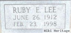 Ruby E. Lee