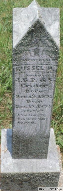 Russel Harrison Crider