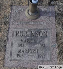 Marion M Robinson