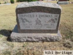 Orpheus F Thomas, Jr