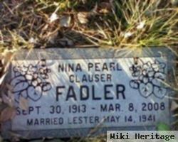 Nina Pearl Clauser Fadler