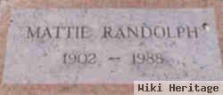 Martha "mattie" Mills Randolph