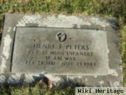 Henry F Peters