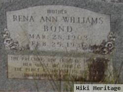 Rena Ann Williams Bond