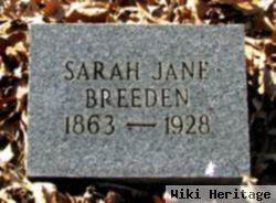 Sarah Jane Davis Breeden