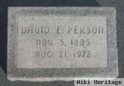 David E. Person