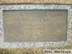 John William Ballance