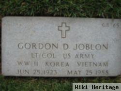 Gordon D Joblon