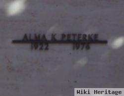 Alma K Peterke