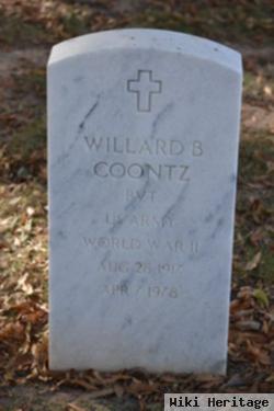 Willard B Coontz