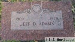 Jeff D Adams