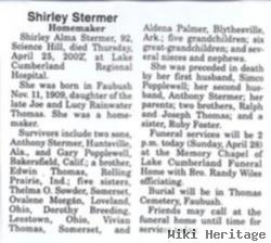 Shirley Alma Thomas Stermer