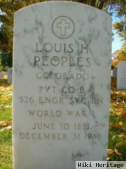 Louis H Peoples