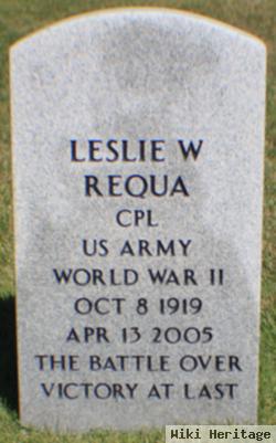 Leslie W Requa