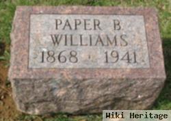 Paper B. Williams