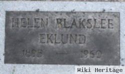 Helen Eklund Blakslee