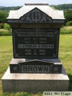 Franklin W Brown