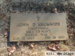 John Dietrich Krumwide