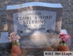 Claire A Ford Stebbins