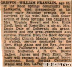 William Franklin "bill" Griffin