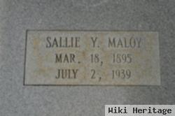 Sarah Rebecca "sallie" Yawn Maloy