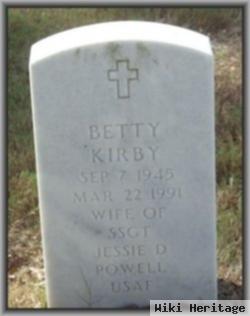 Betty Kirby Powell
