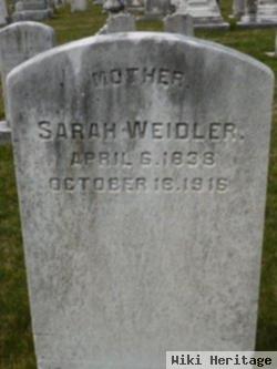 Sarah Harmon Weidler