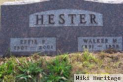 Walker M. Hester