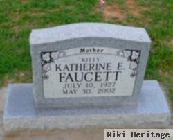 Katherine E "kitty" Faucett