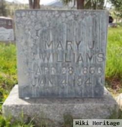 Mary Jane Crooker Williams