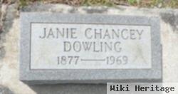 Avy Jane "janie" Chancey Dowling